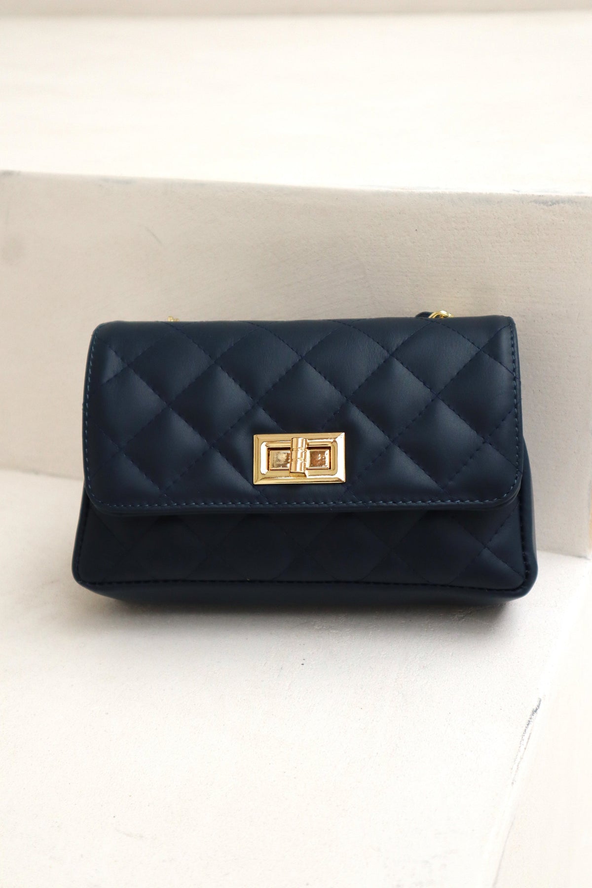 Tas madelief klein donkerblauw - Bij Keesje - Bij Keesje