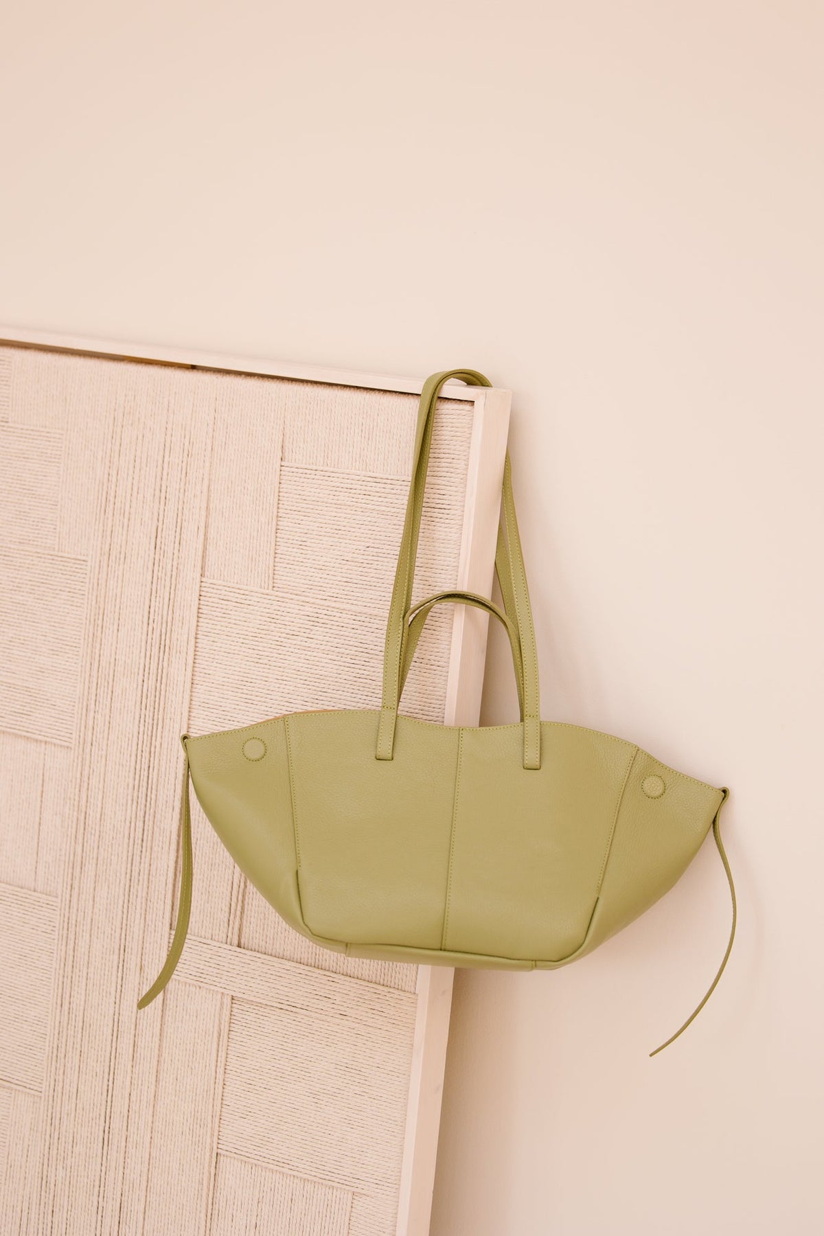 Tas Martha leer moss green - Bij Keesje - Bij Keesje
