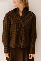 TeffaCC Wattiertes Karoshirt Olive