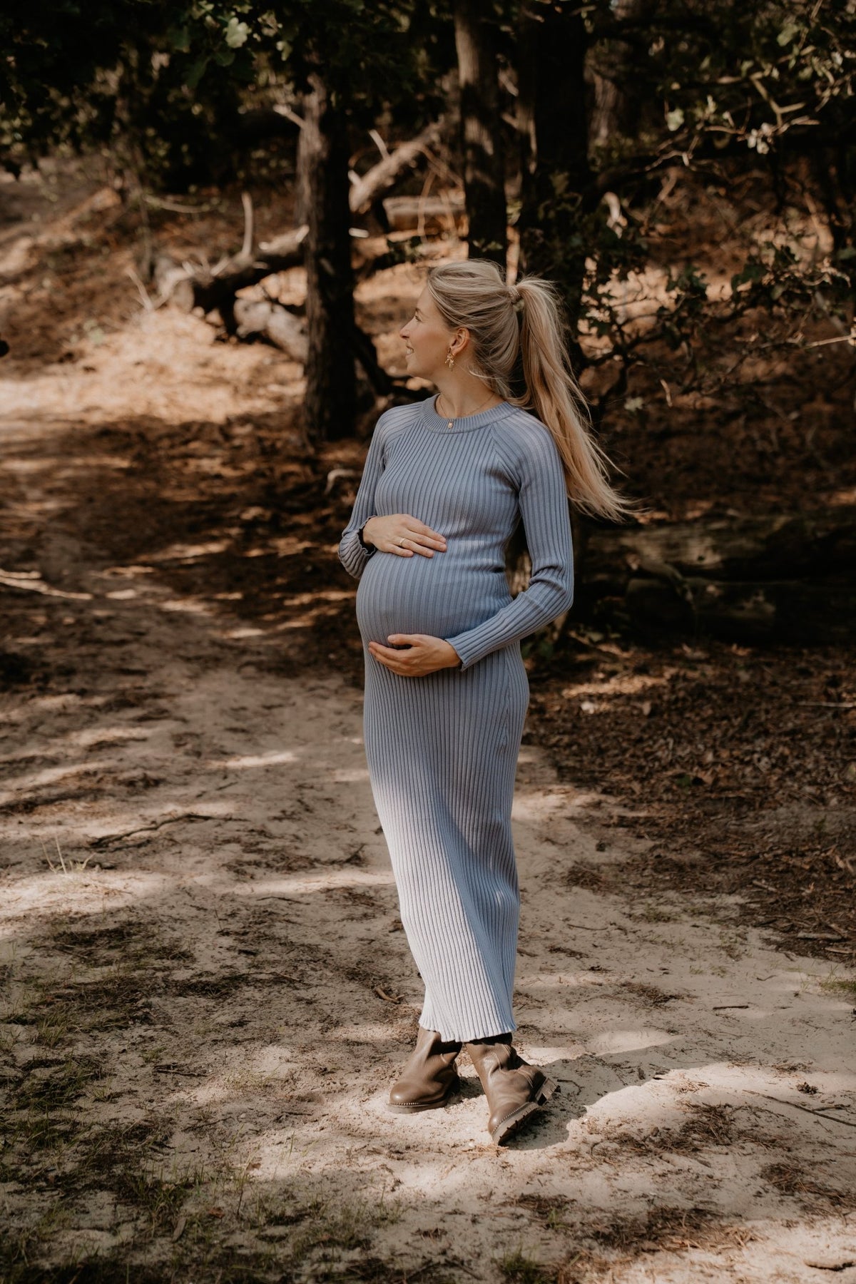 Theresa Bodycon Dress Iceblue - Bij Keesje - Bij Keesje The Label - Jurk