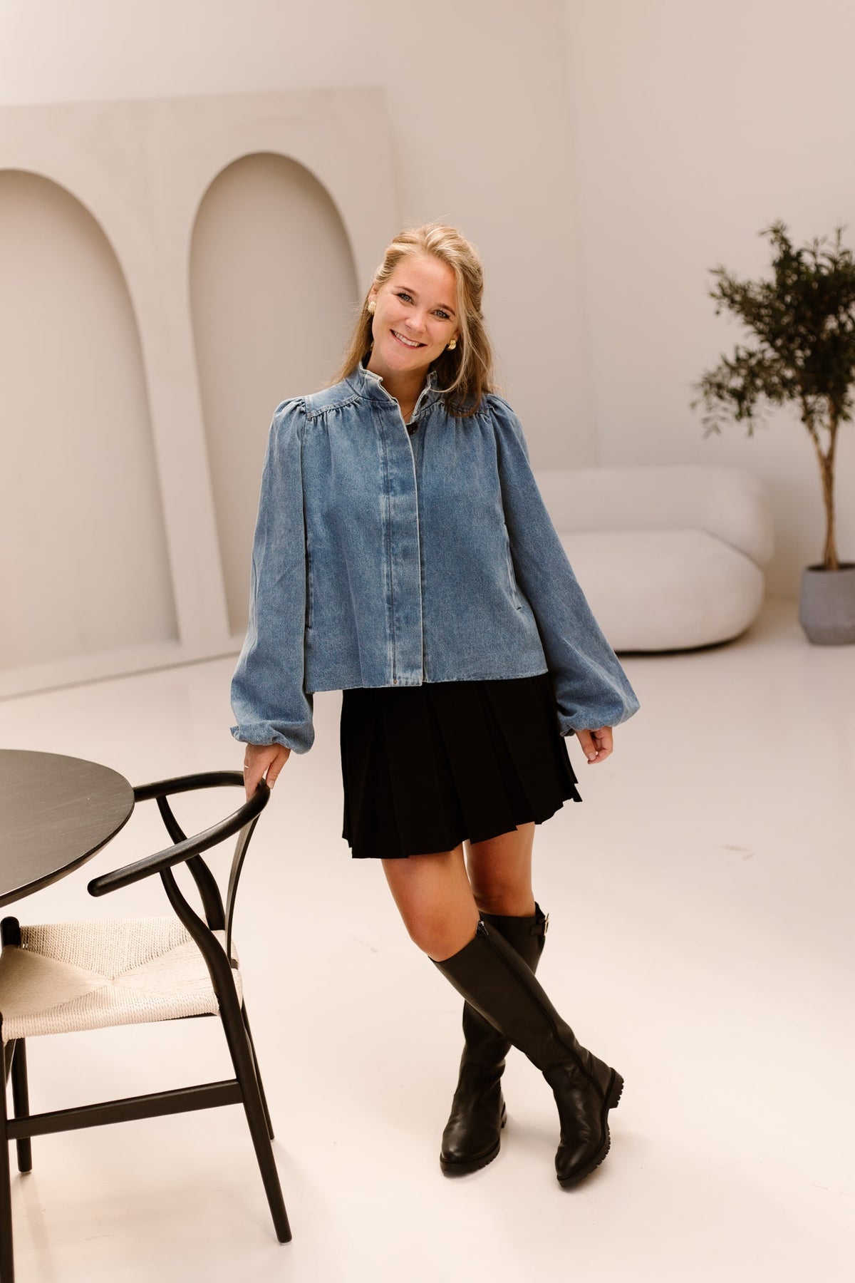 Tirsa Denim Jacket Blue - Bij Keesje - Neo Noir - Jas