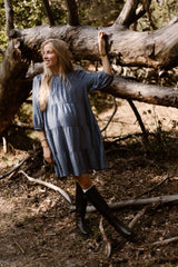 Veerle Dots Dress Blue
