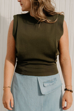 Wanda Top Green - Bij Keesje - Bij Keesje - Top