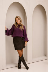 Wendy sweater aubergine