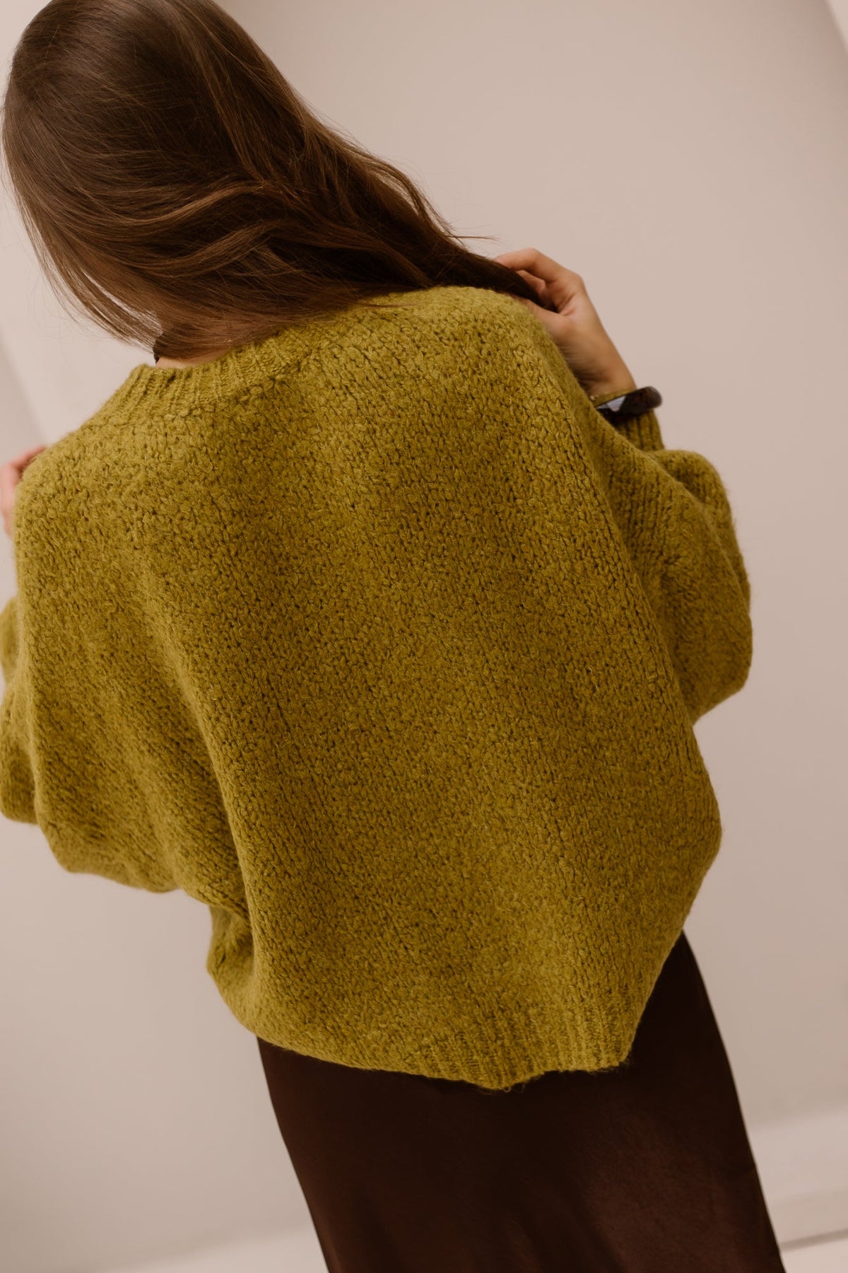 Wendy sweater mosgroen - Bij Keesje - Bij Keesje - Trui